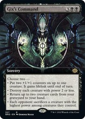 Gix's Command (327) (Extended Art) - Foil