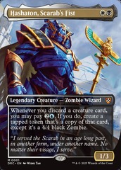 Hashaton, Scarab's Fist (0001) (Borderless) - Foil