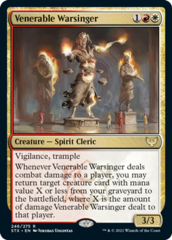 Venerable Warsinger - Foil