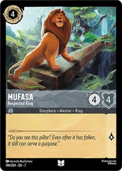 Mufasa, Respected King (196/204) - Cold Foil