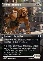 Ajani's Pridemate (0293) (Borderless) - Foil