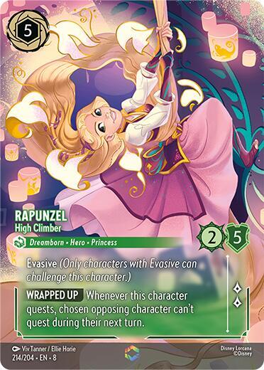 Rapunzel, High Climber (0214) - Satin Holographic Foil