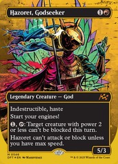 Hazoret, Godseeker (0546) (Borderless) - First Place Foil