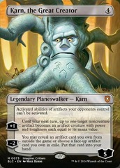 Karn, the Great Creator (0073) (Borderless) (Showcase)