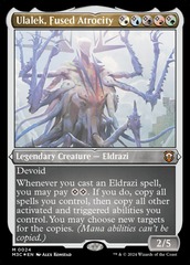 Ulalek, Fused Atrocity (0147) (Display Commander) (Thick Stock) - Foil Etched