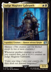 Judge Magister Gabranth - Foil