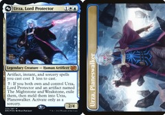 Urza, Lord Protector // Urza, Planeswalker (255) (Prerelease) - Foil
