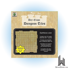 DRY ERASE EARTHTONE DUNGEON TILES 10