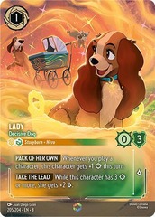 Lady, Decisive Dog (Enchanted) (0205) - Satin Holographic Foil