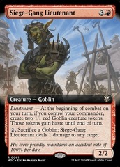 Siege-Gang Lieutenant (0061) (Extended Art) - Ripple Foil