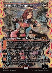 Chandra, Spark Hunter (0411) (Showcase) - Fracture Foil