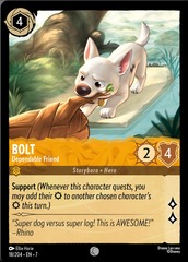 Bolt, Dependable Friend (018/204) - Cold Foil