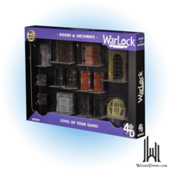 WARLOCK DUNGEON TILES DOORS AND ARCHWAY