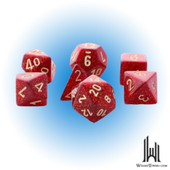 LD Glitter Red Dice