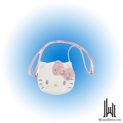 D-CUT SHOULDER BAG: FACE HELLO KITTY