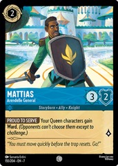 Mattias, Arendelle General (155/204) - Cold Foil