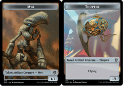 Myr (019) // Thopter (021) Double-Sided Token