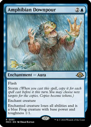 Amphibian Downpour (Prerelease) - Foil