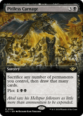 Pitiless Carnage (0326) (Extended Art) - Foil