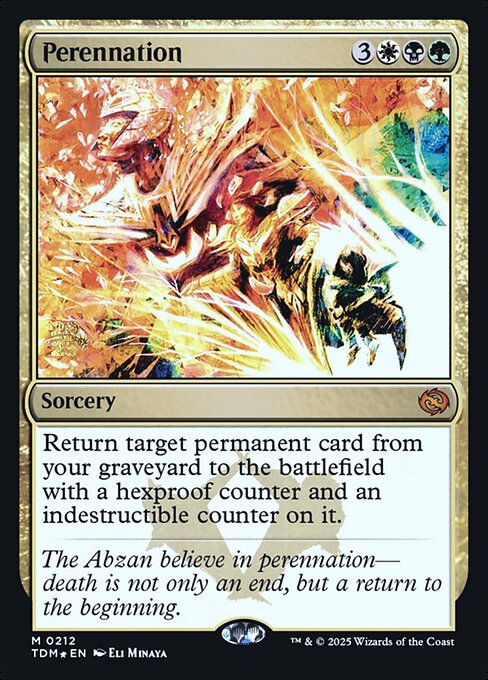 Perennation (Prerelease) - Foil