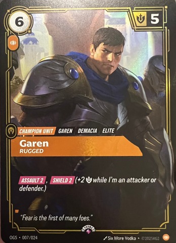Garen - Rugged - 007/024 - Promo - Foil