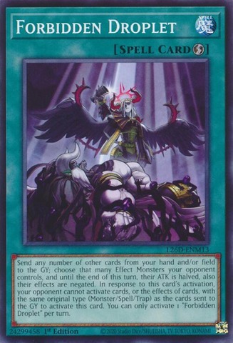 Forbidden Droplet - L26D-ENM13 - Common - 1st Edition