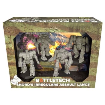 BattleTech: Snords Irregulars Assault Lance Miniatures
