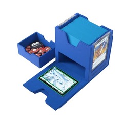 GameGenic - Twin Suns Deck Box - Blue/Vigilance