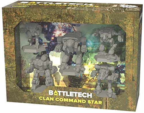 BattleTech Clan Command Star Miniature Set