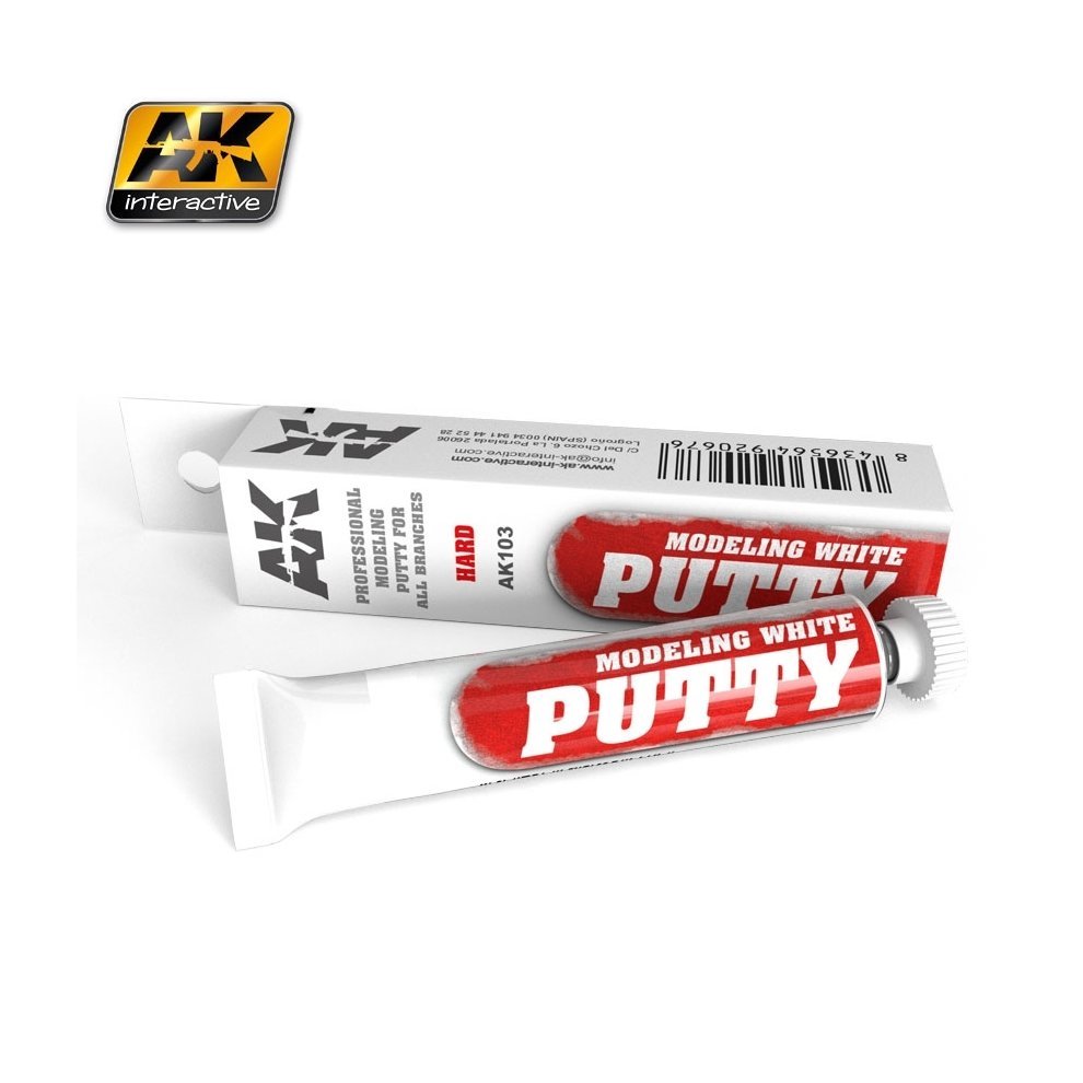 Ak Interactive Modelling White Putty 20ml