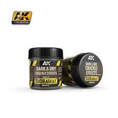 Dark & Dry Crackle Effects - 100ml (Acrylic) New