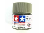 Acrylic Flat Paint (10ml) - Medium Grey