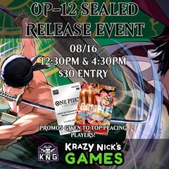 OP-12 Sealed Release Event 08/16 12:30