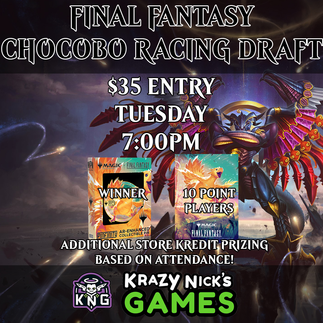Final Fantasy Chocobo Race Draft 06/17 7:00PM