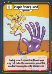 Purple Sticky Hand (Foil)