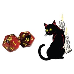 Black Oak 7-Set Kitty Clacks: Lucipurr