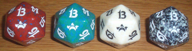 Magic d20 Spindown Dice