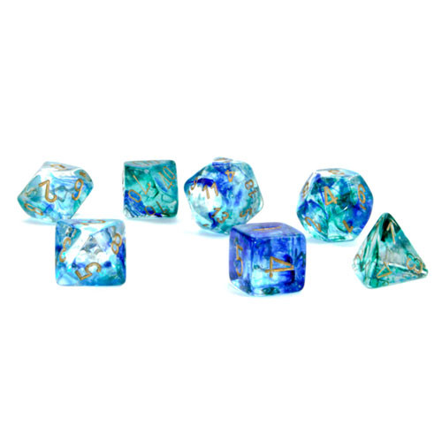 CHX 27556 Nebula Oceanic/Gold Poly 7-Die Set