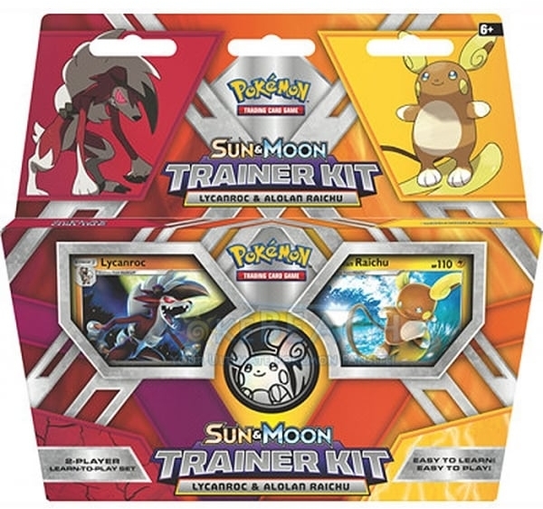 Pokemon Sun & Moon Trainer Kit - Lycanroc & Alolan Raichu
