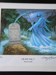 Grave Pact, signed and numbered print by Tony Szczudlo