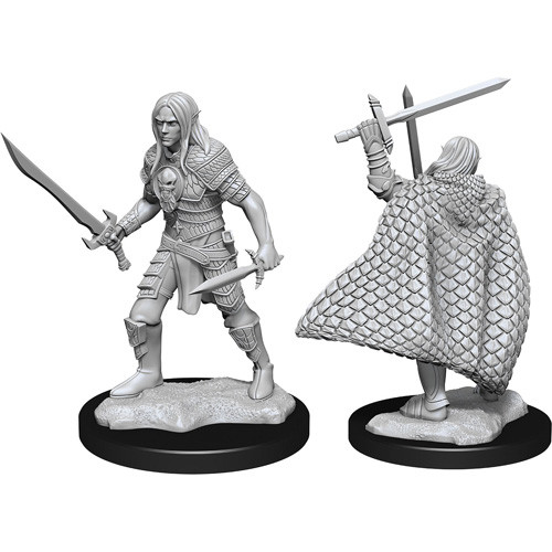 Pathfinder Battles: Deep Cuts: Male Elf Fighter