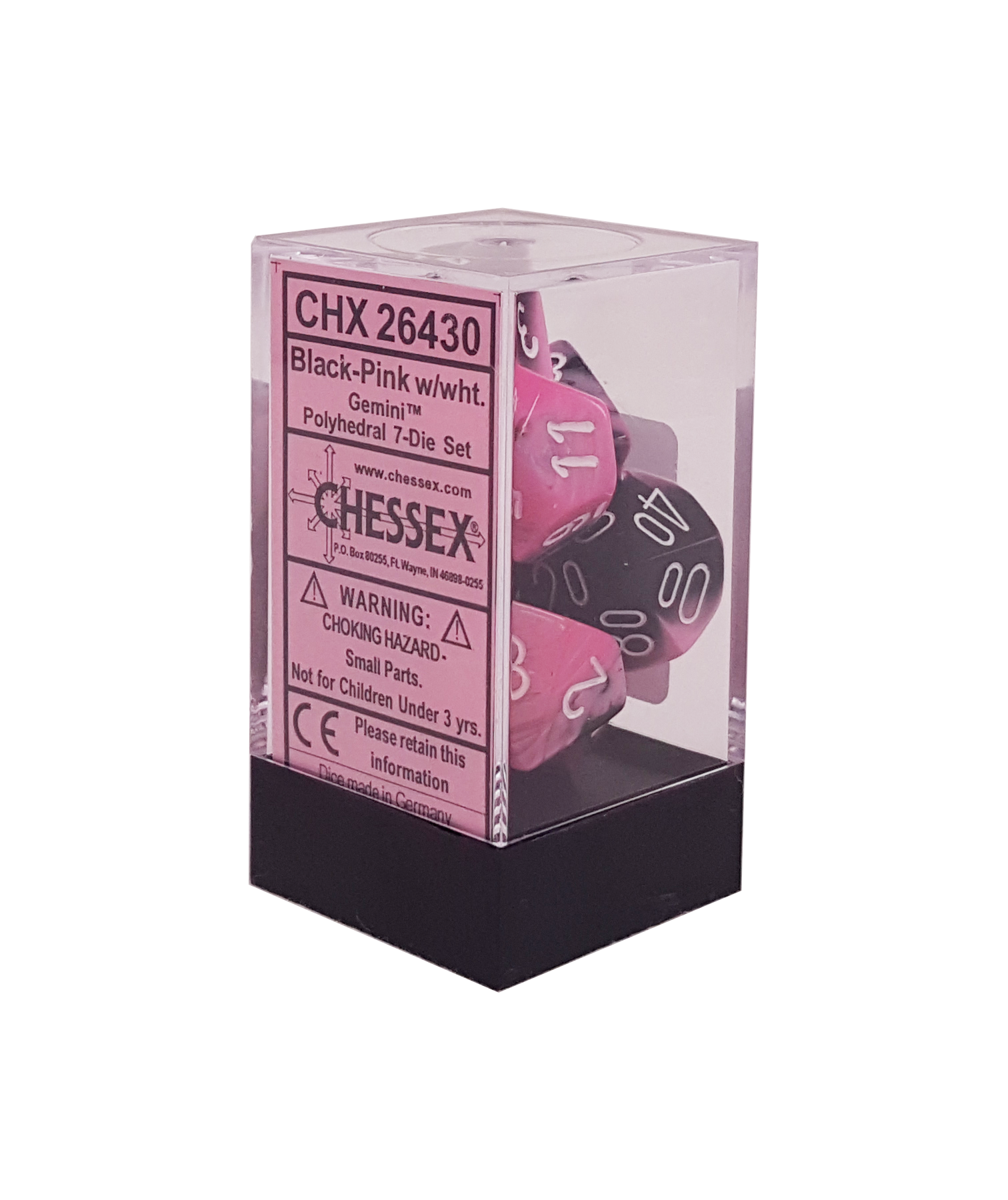 CHX 26430 Gemini Black-Pink w/White Poly (7)