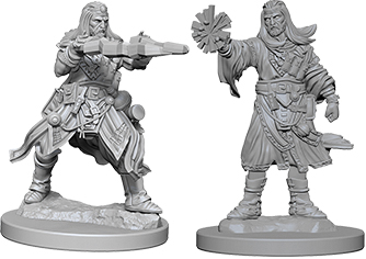 Pathfinder Battles Deep Cuts Unpainted Miniatures - Male Human Wizard