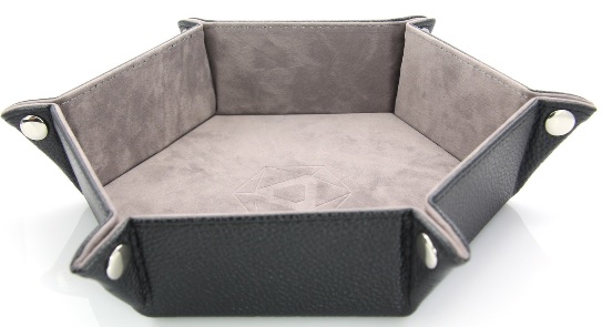Die Hard Dice Portable Dice Tray Gray Hex