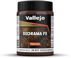 Vallejo - Diorama FX Thick Mud | Brown Mud 200 ml