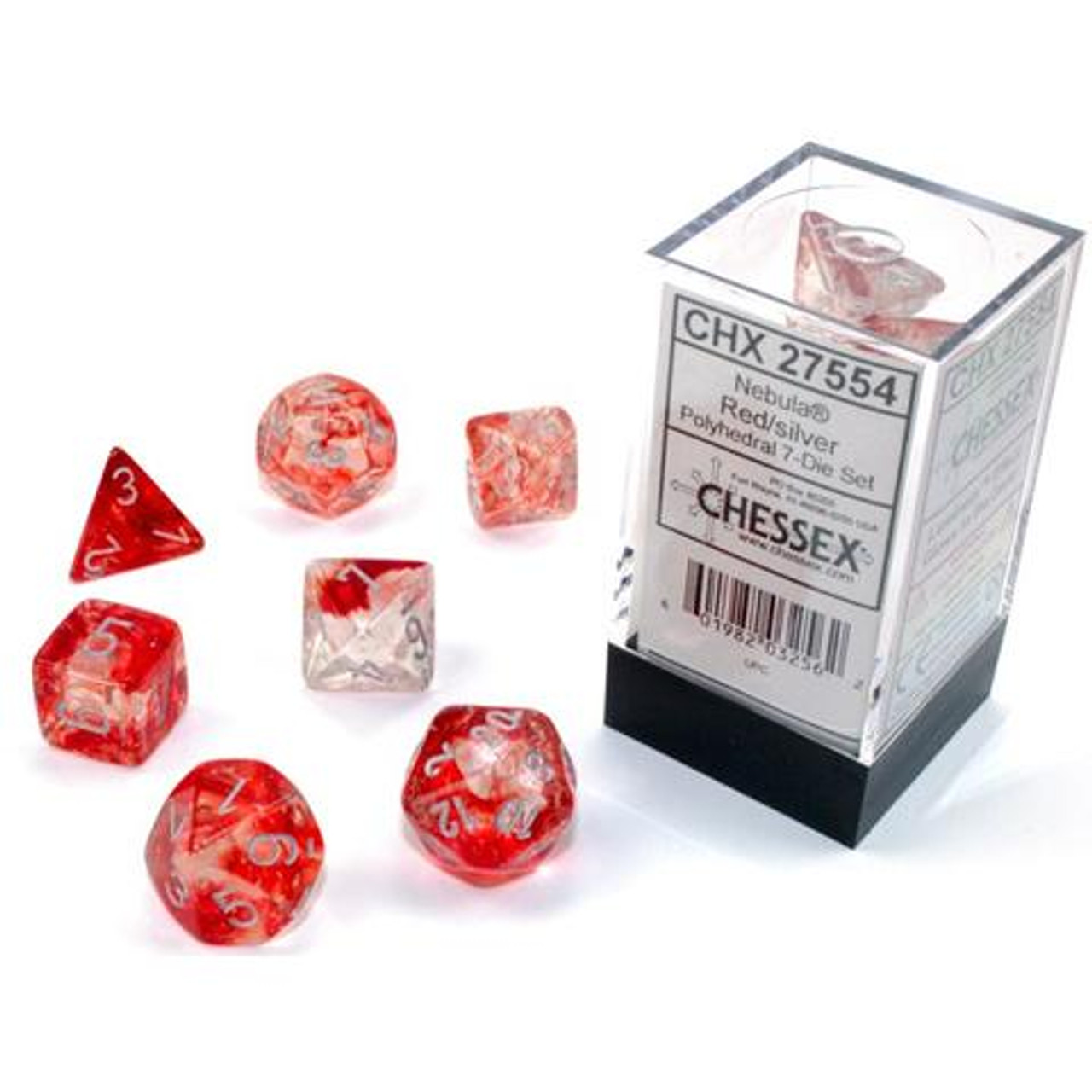 CHX 27554 Nebula Red/Silver Poly 7-Die Set