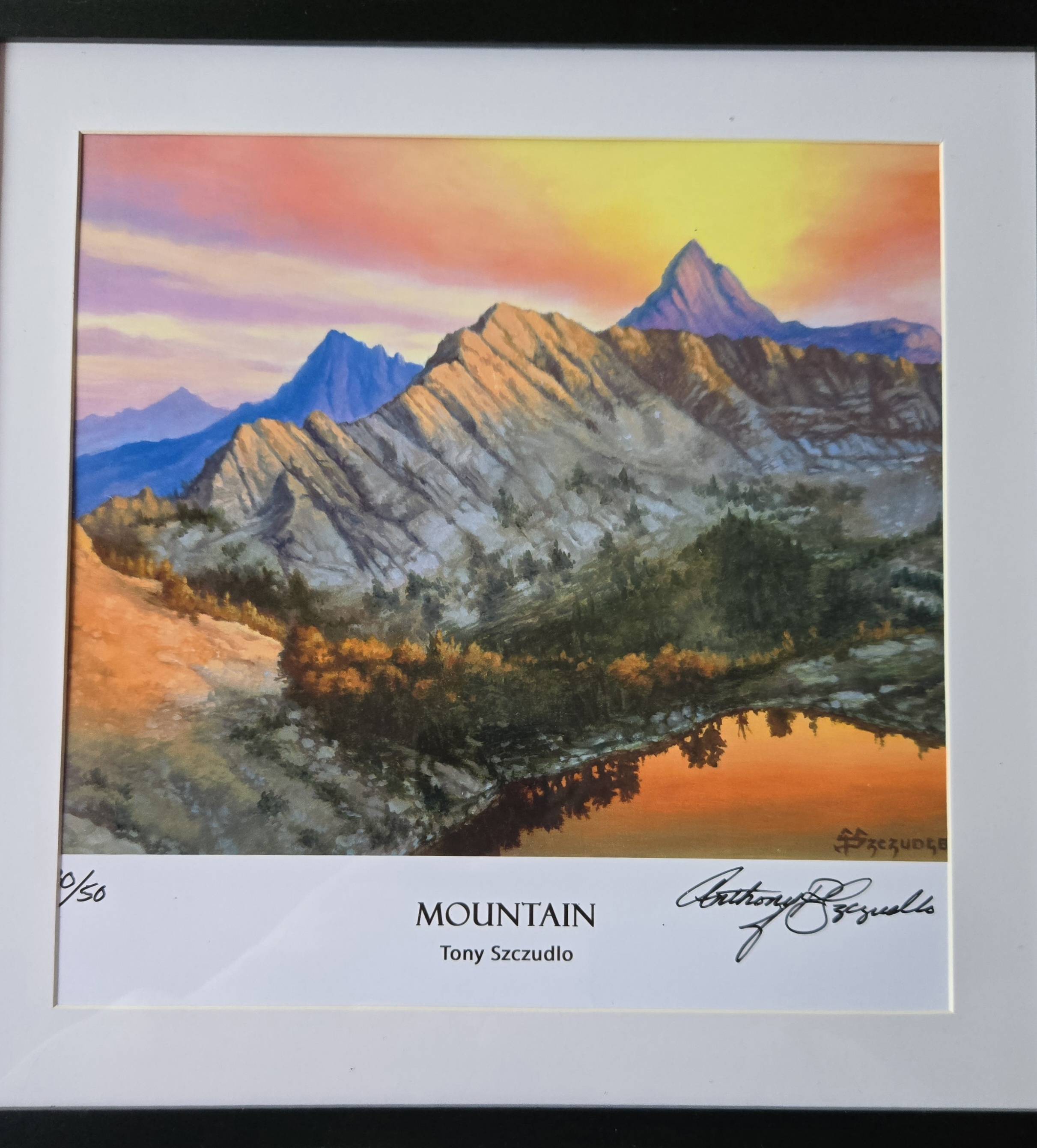 Mountain, signed and numbered print by Tony Szczudlo