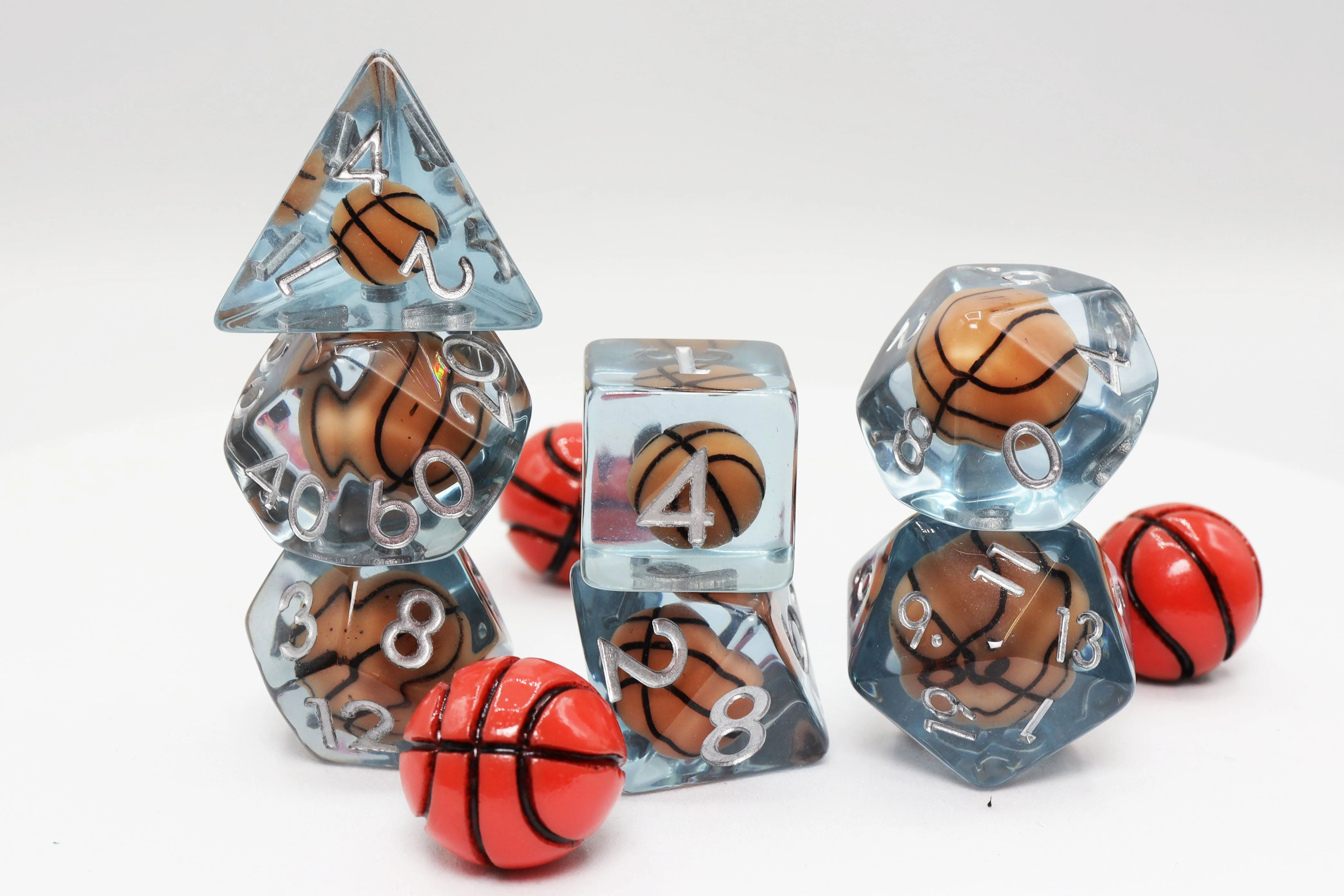 Foam Brain RPG INCLUSION DICE SET BASKETBALL