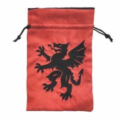 Black Oak Dice Bag - Heraldry Dragon
