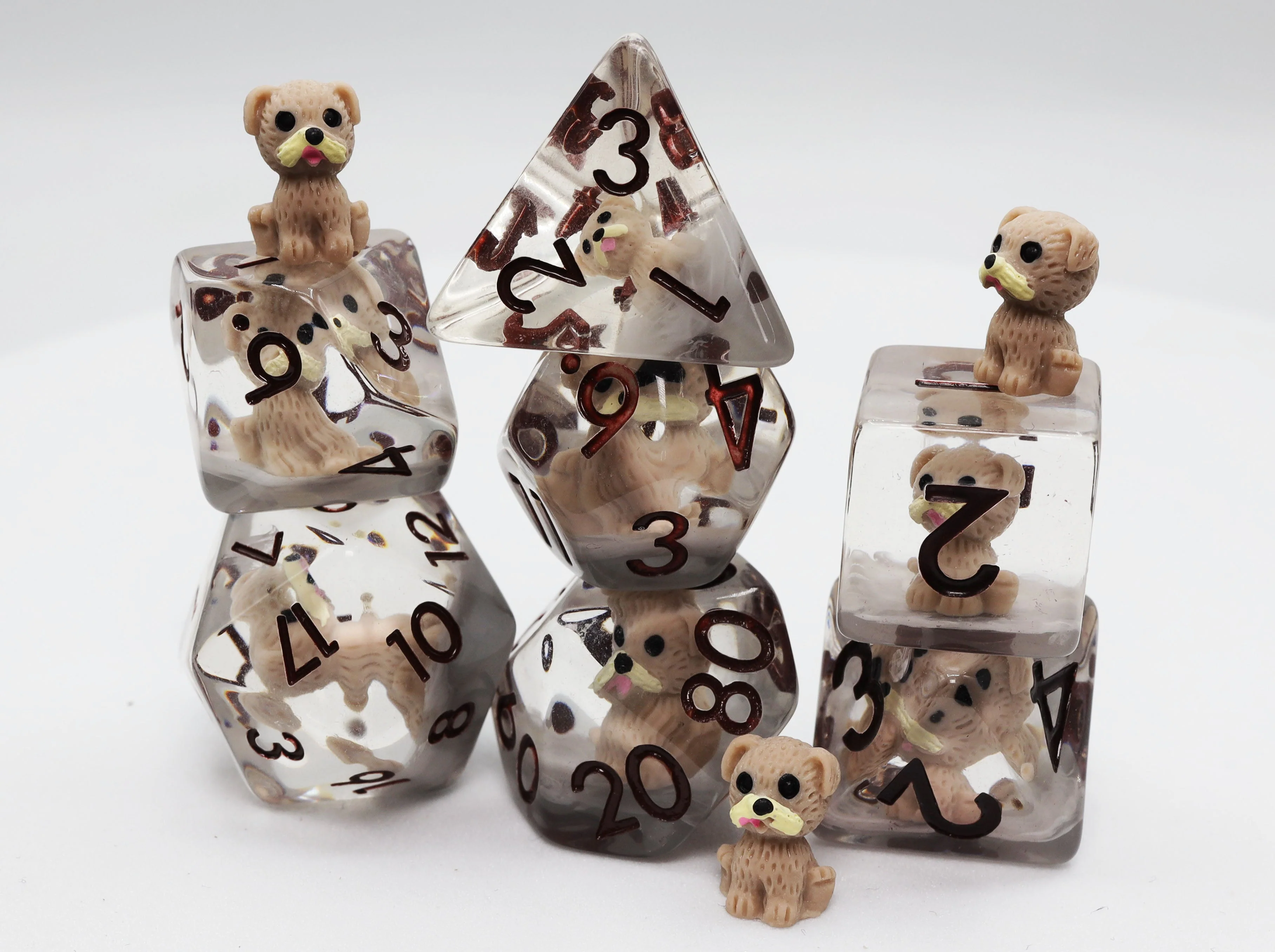 Foam Brain RPG DICE SET HAZEL THE GOOD DOGGO